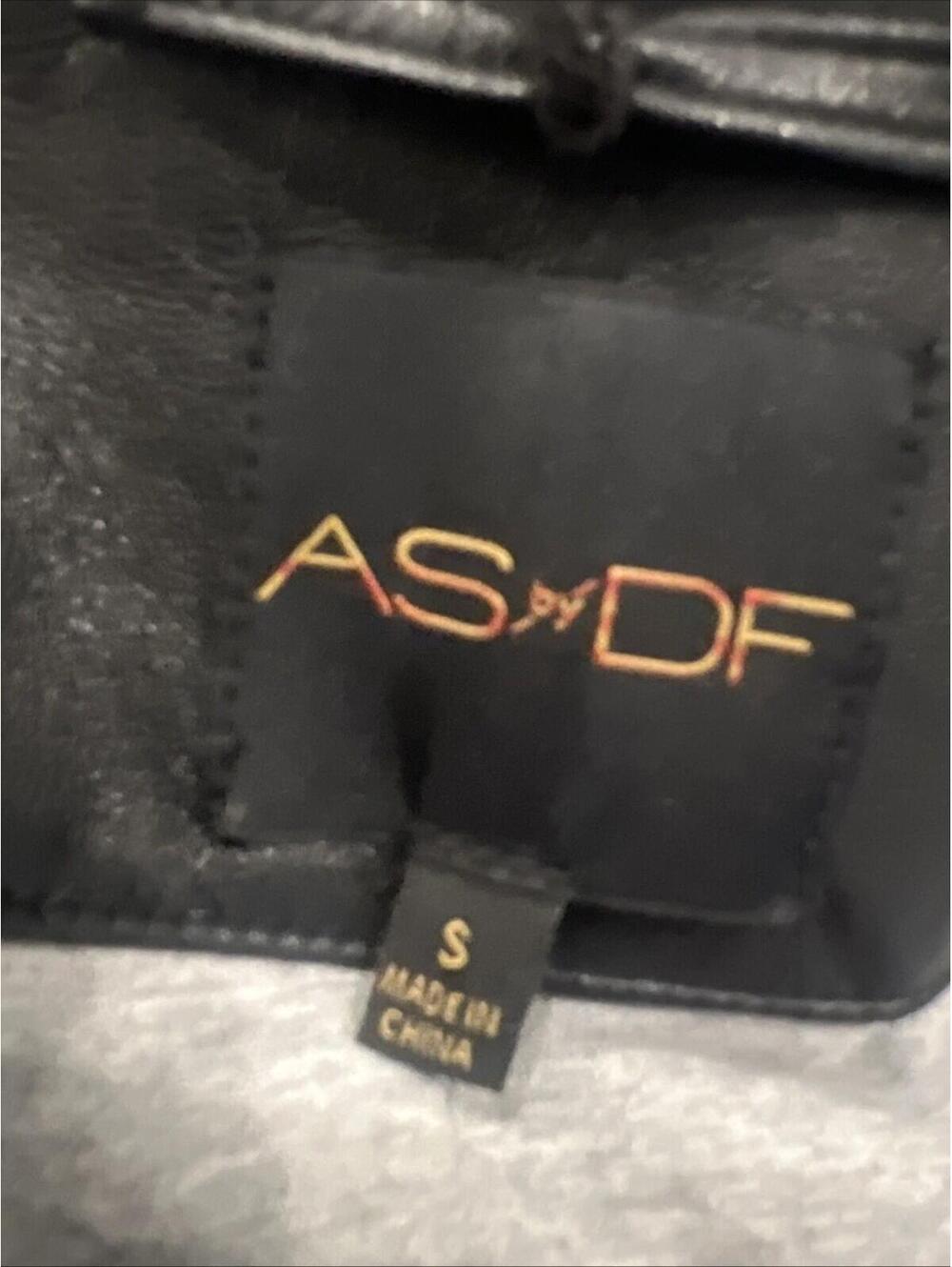 $850 AS by DF Brando Recycled Leather Boyfriend Jacket Size Small - Picture 5 of 10
